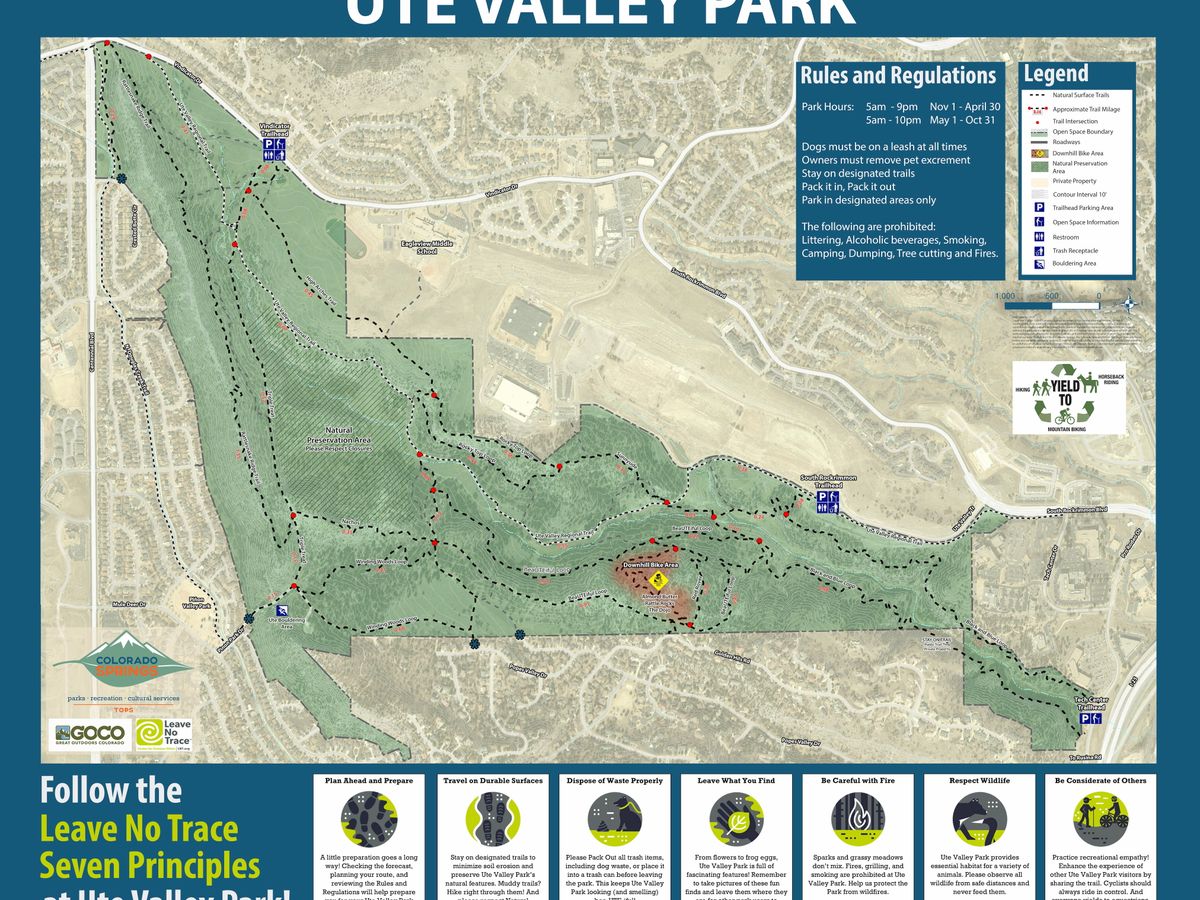 Map of Ute Valley Park